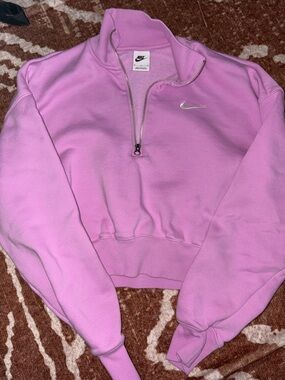 Nike Lavender Pink Half-Zip Pullover